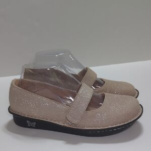 Alegria Glittery Mary Jane Shoes Size 37 US 7 - 7.5